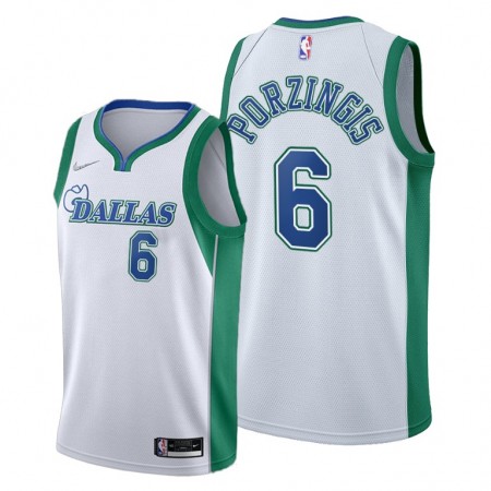 Dres Dallas Mavericks Kristaps Porzingis 6 Nike 2021-22 City Edition Swingman